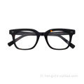 Couleurs de fantaisie simples tendances femmes Men de lunettes optiques